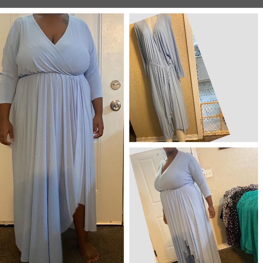 3X GENDER REVEAL OR BABY SHOWER DRESS